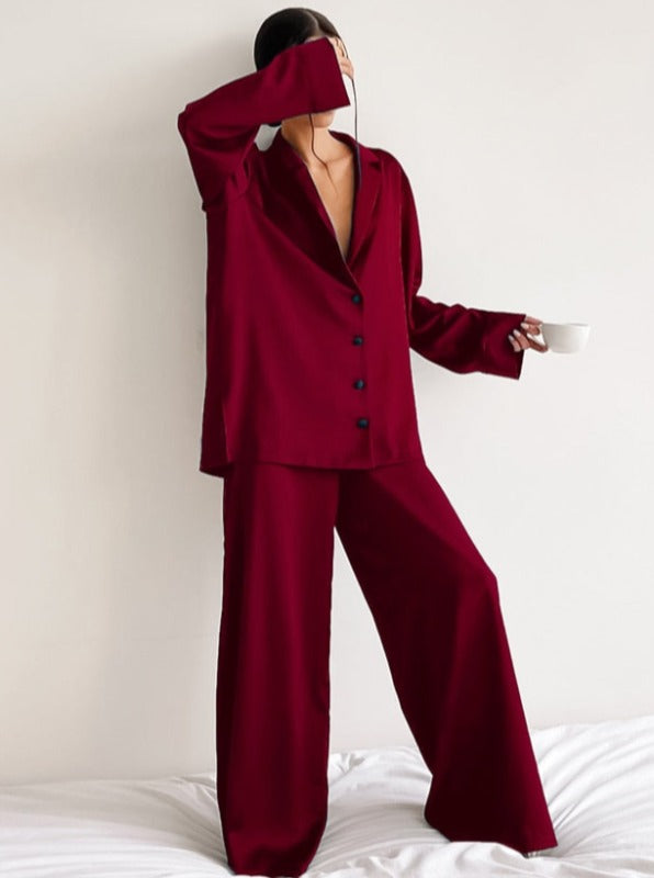 Charming Satin Silk Women's Oversized PJs