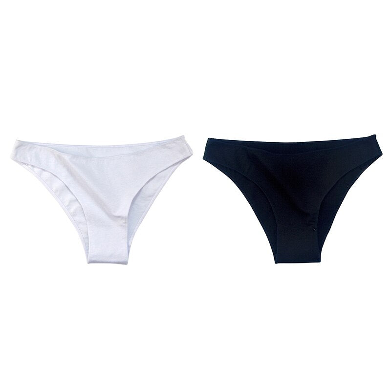 2-Pcs Cotton Panties: Soft, Comfortable & Breathable