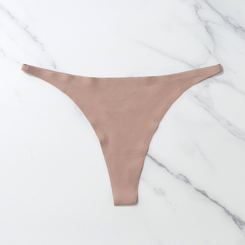 Bare Minimum, Maximum Impact: Ice Silk G-String For Ultimate Ease