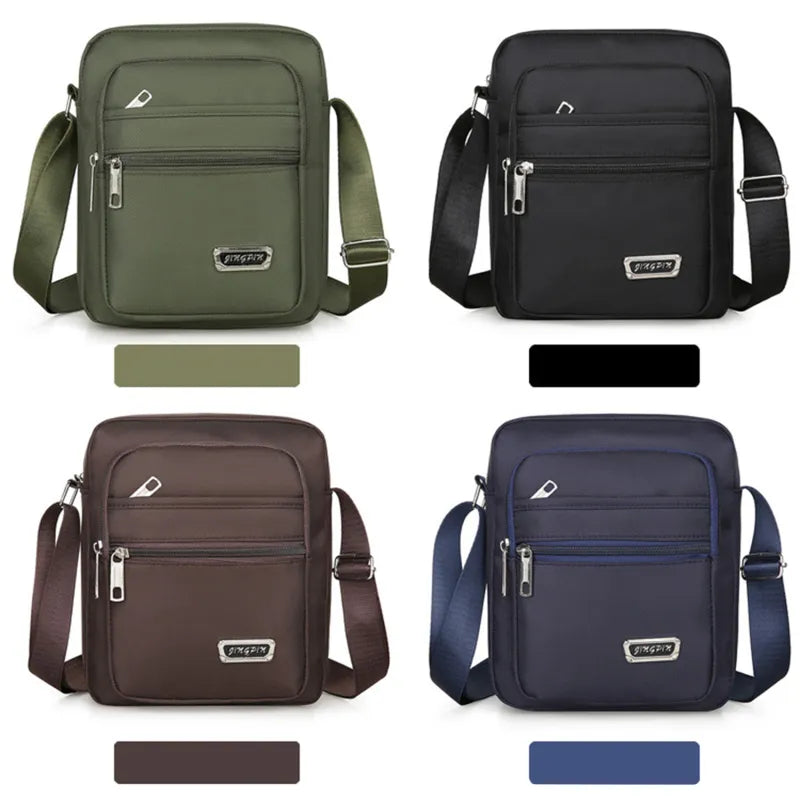 Multi-Compartment Marvel: The Customizable Men's Crossbody Bag