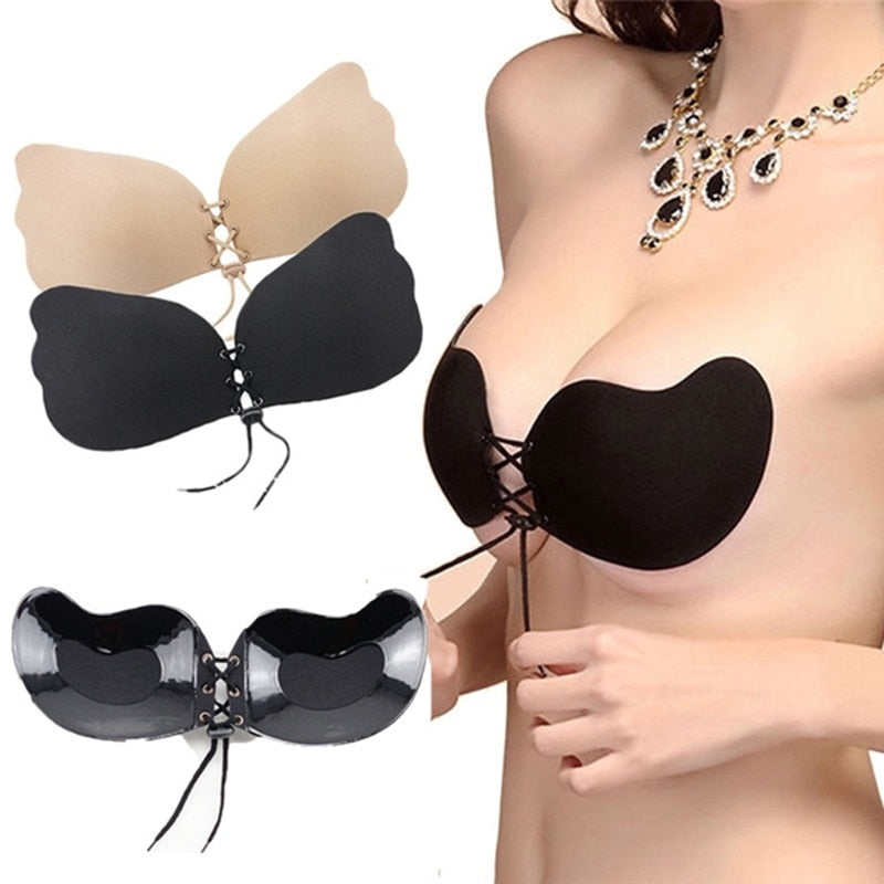 Invisible Strapless Adhesive Push-Up Bra