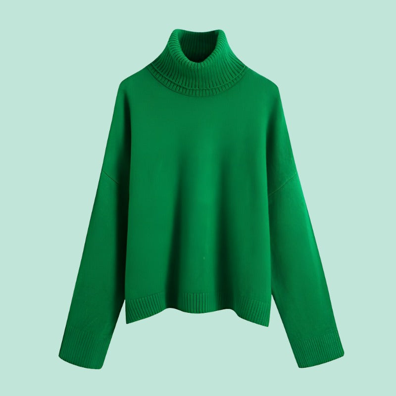 Classic Loose Turtleneck Sweater