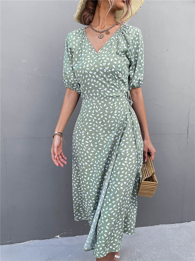 Feminine & Flattering Wrap Dress