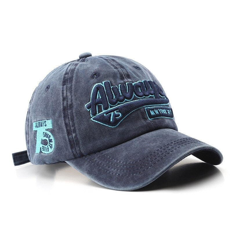 Always 75 Embroidery Baseball Hat