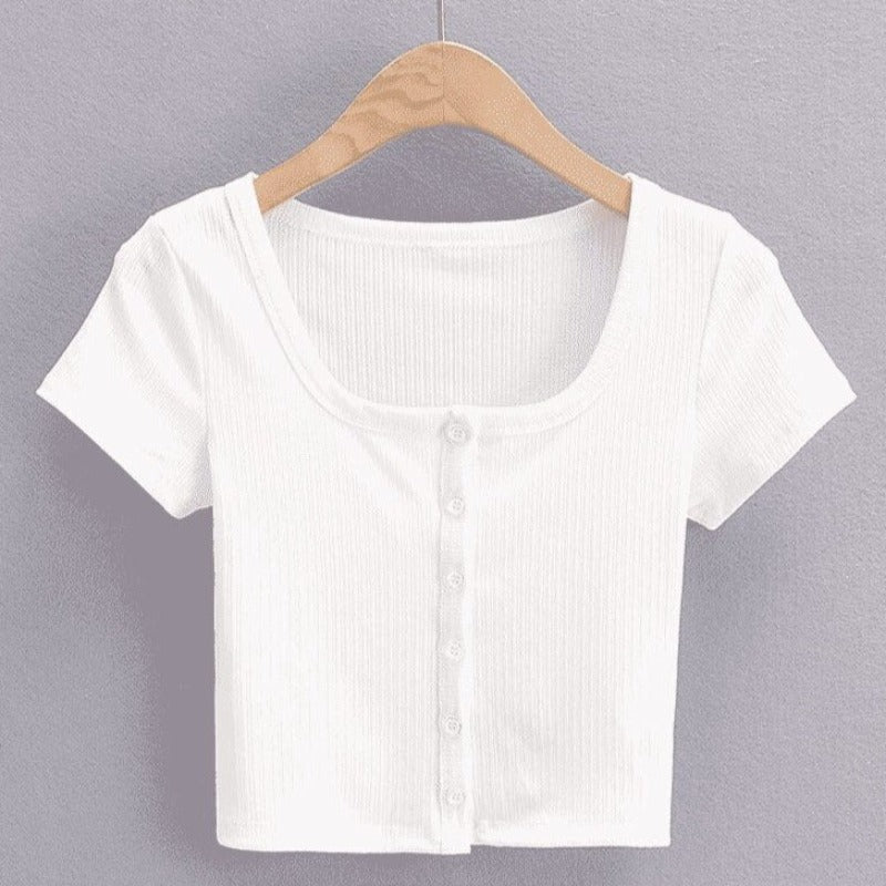 Dapper & Versatile Rib Knit Crop Top