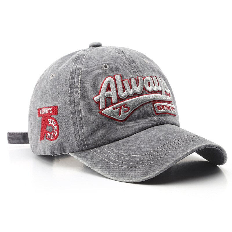 Always 75 Embroidery Baseball Hat