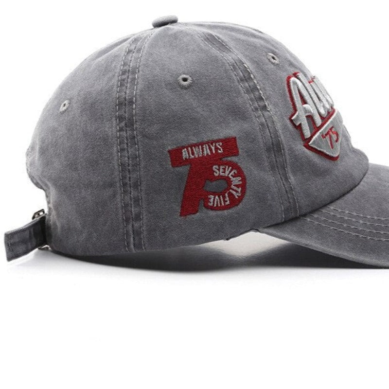 Always 75 Embroidery Baseball Hat