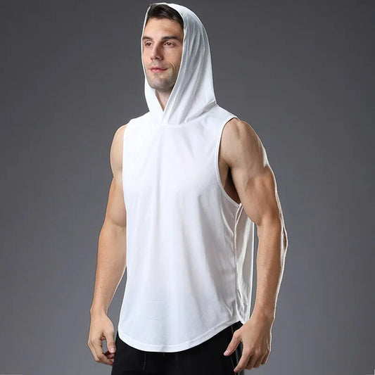 Men's Hooded Tank Top: From Gym To Street, Always Ready To Move