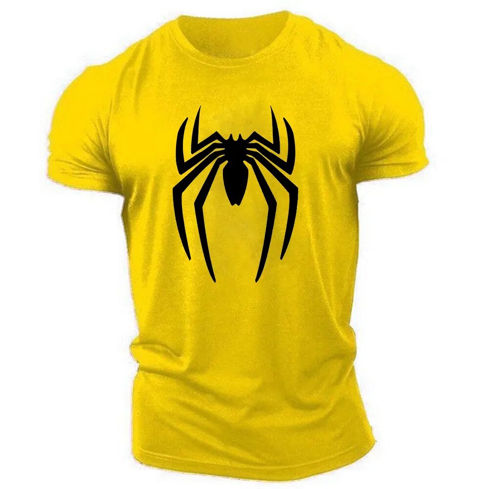 Swing In Style: Spider-Printed T-Shirt