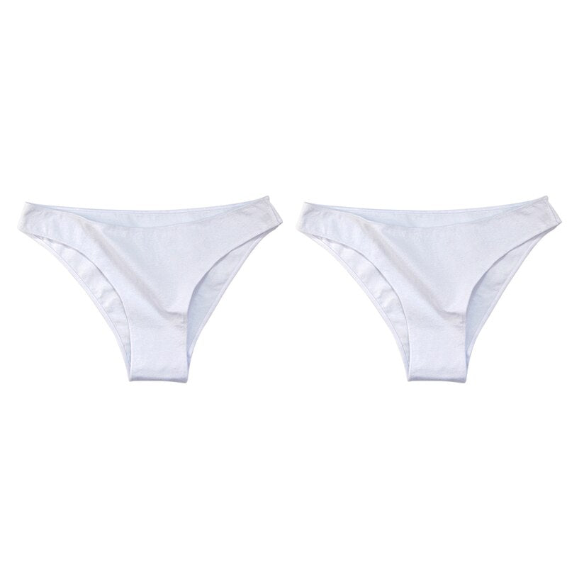 2-Pcs Cotton Panties: Soft, Comfortable & Breathable