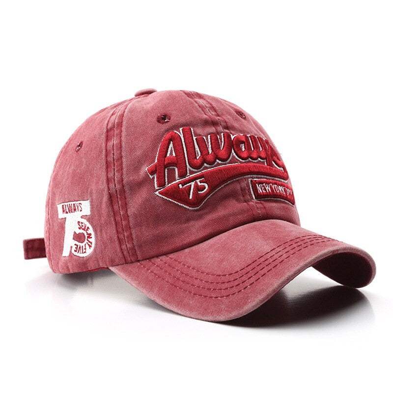 Always 75 Embroidery Baseball Hat