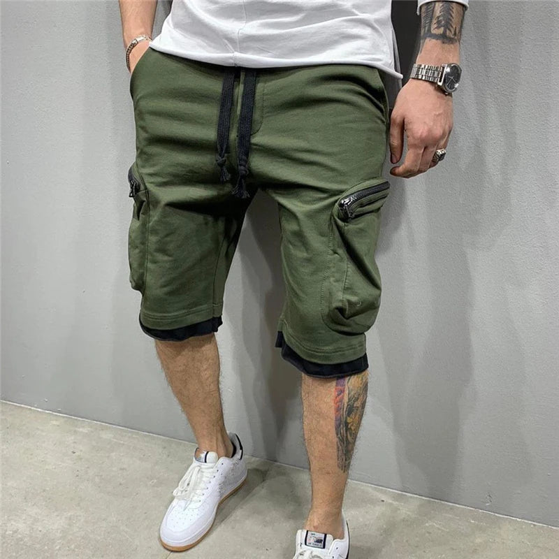 Traveling? Chillin'? Sporty? These Drawstring Cargo Shorts Got U Covered