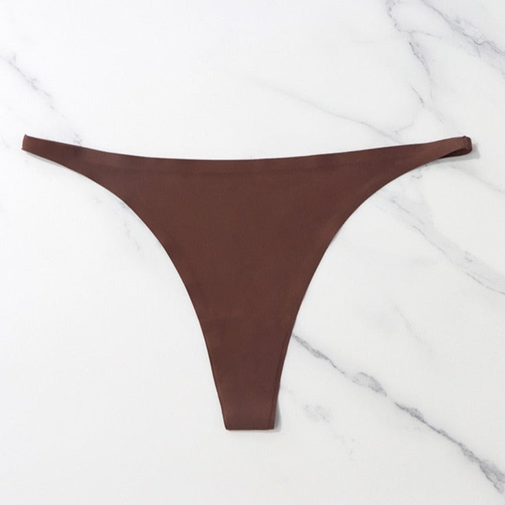 Bare Minimum, Maximum Impact: Ice Silk G-String For Ultimate Ease