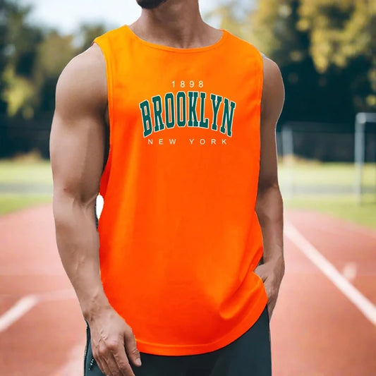 NYC Strong: (1898 Brooklyn) Quick-Dry Tank Top - Breathable Comfort