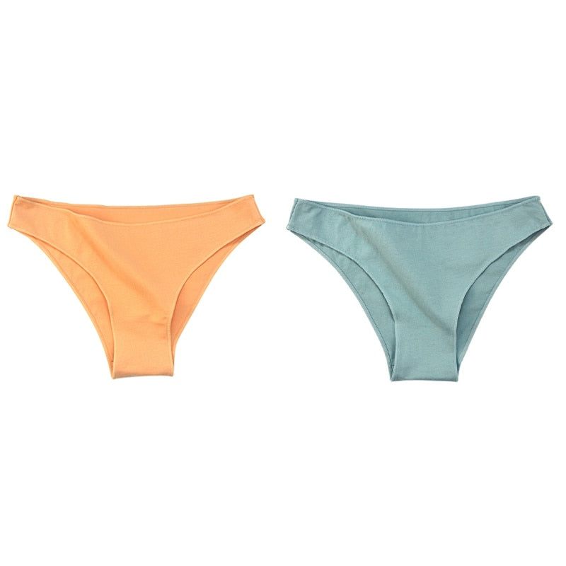 2-Pcs Cotton Panties: Soft, Comfortable & Breathable