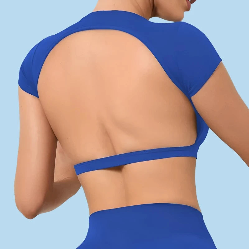 Next-Level Style: Backless Crop Top For All Activities