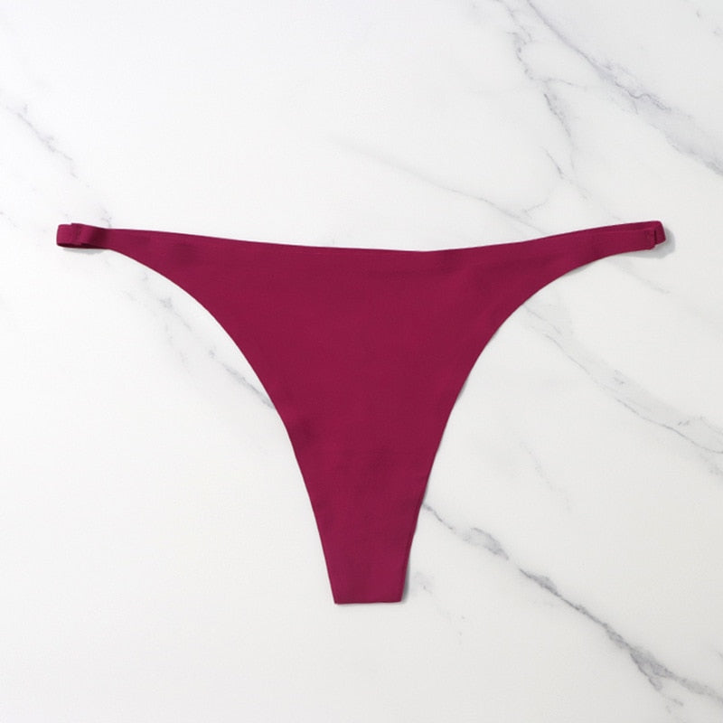 Bare Minimum, Maximum Impact: Ice Silk G-String For Ultimate Ease