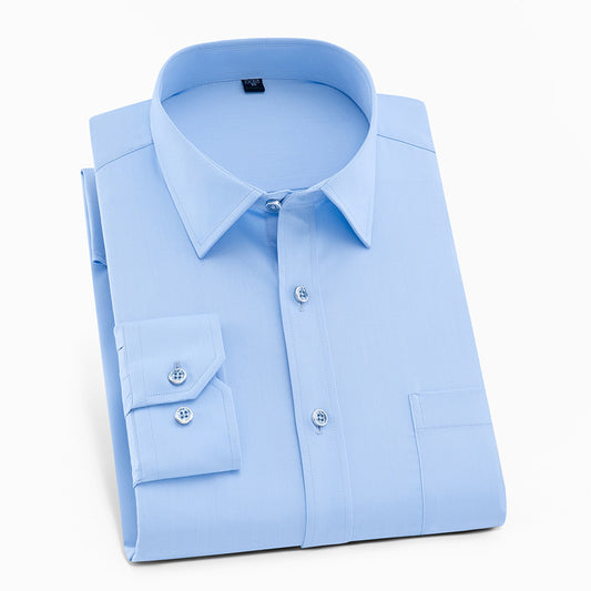 Sharp Lines, Timeless Style: Square Collar Long-Sleeved Shirt