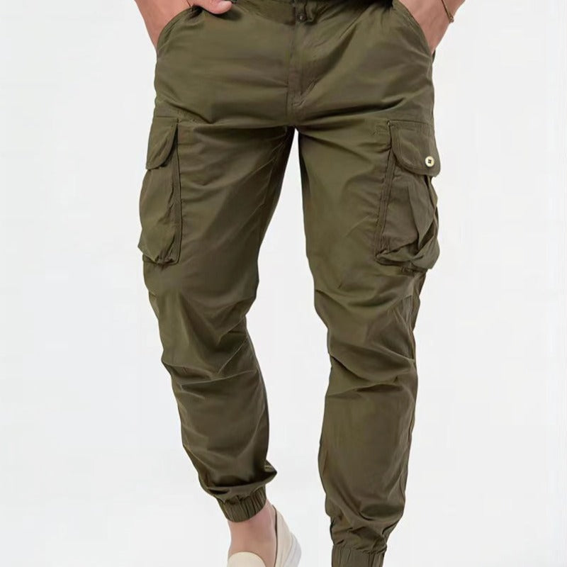 Cargo Cool: Utility Style Meets Comfort In Woven Pants