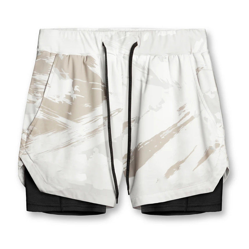 Conquer Your Workout In Comfort: Double-Layered Shorts With Hidden Pockets