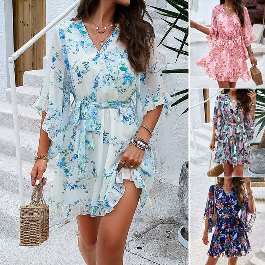 Floral Vibes All Summer: Floral Print Dress