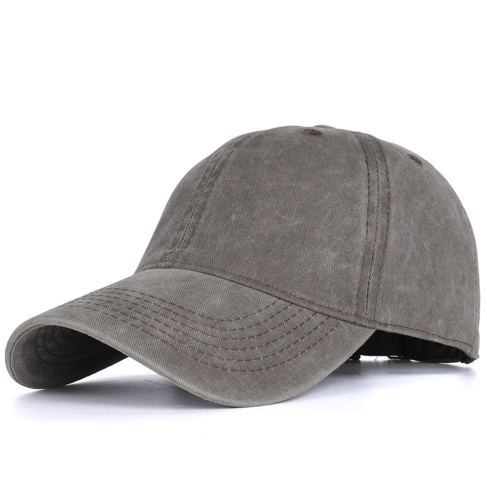 Washed Baseball Cap For Timeless Style