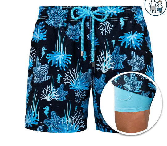 Twice The Thrills, Twice The Looks: Printed Double Layered Shorts