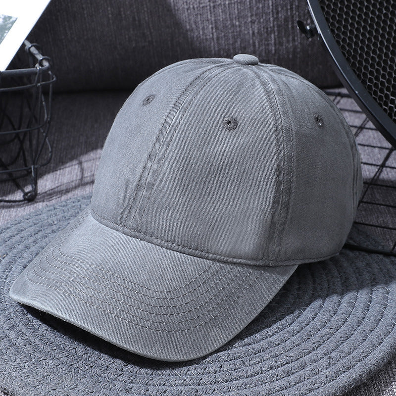 Washed Baseball Cap For Timeless Style