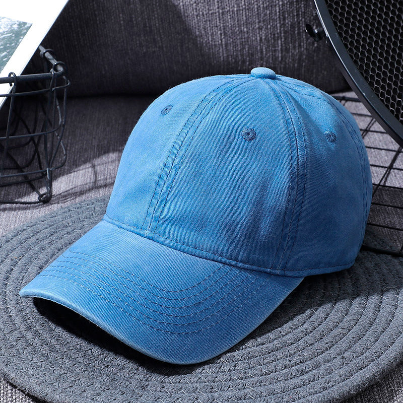 Washed Baseball Cap For Timeless Style