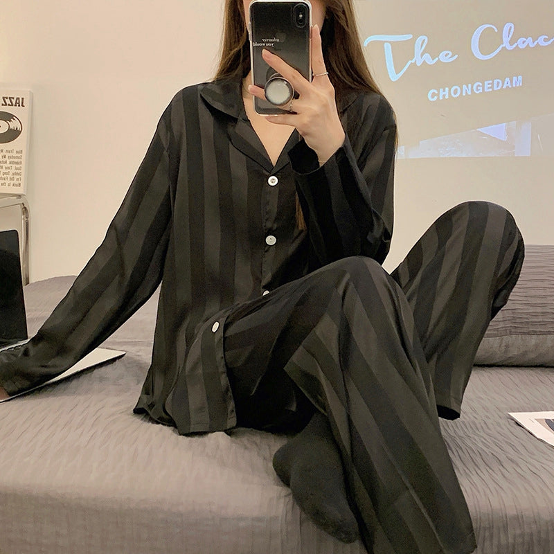 Luxe Ice Silk PJ Set: Cozy Comfort, Endless Style