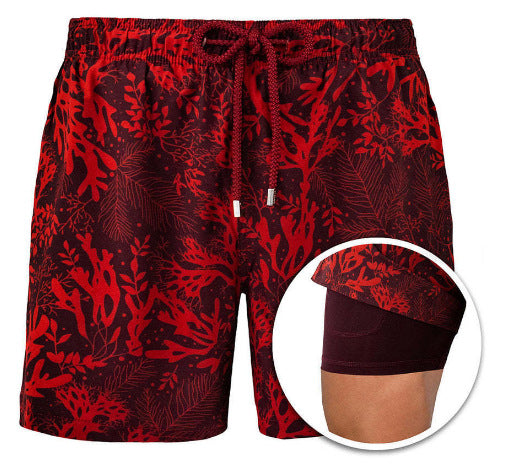 Twice The Thrills, Twice The Looks: Printed Double Layered Shorts