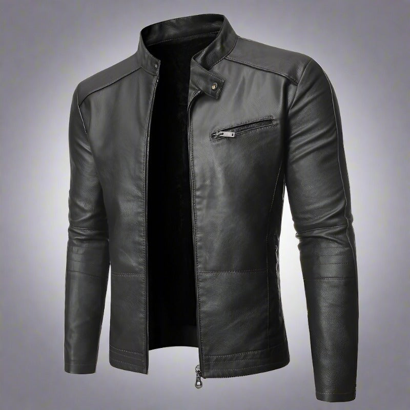 City Slicker: Own The Day In A Slim Fit Leather Jacket