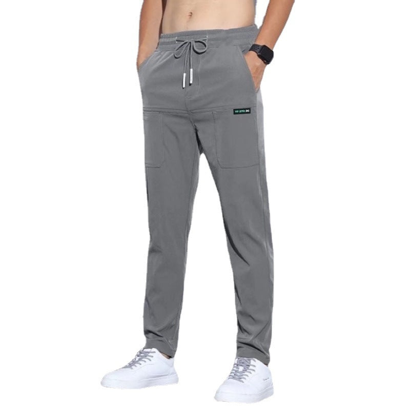 Chillax In Comfort: Ice Silk Men's Sweatpants