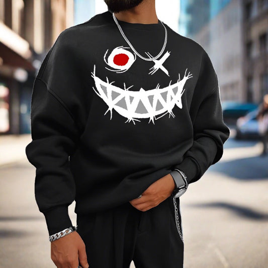 Bold & Casual: Your Graphic Crewneck Sweatshirt