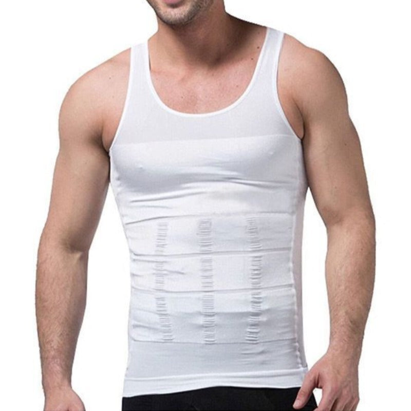 Contour Control: Men's Sleek Tank Top That Sculpts Your Shape