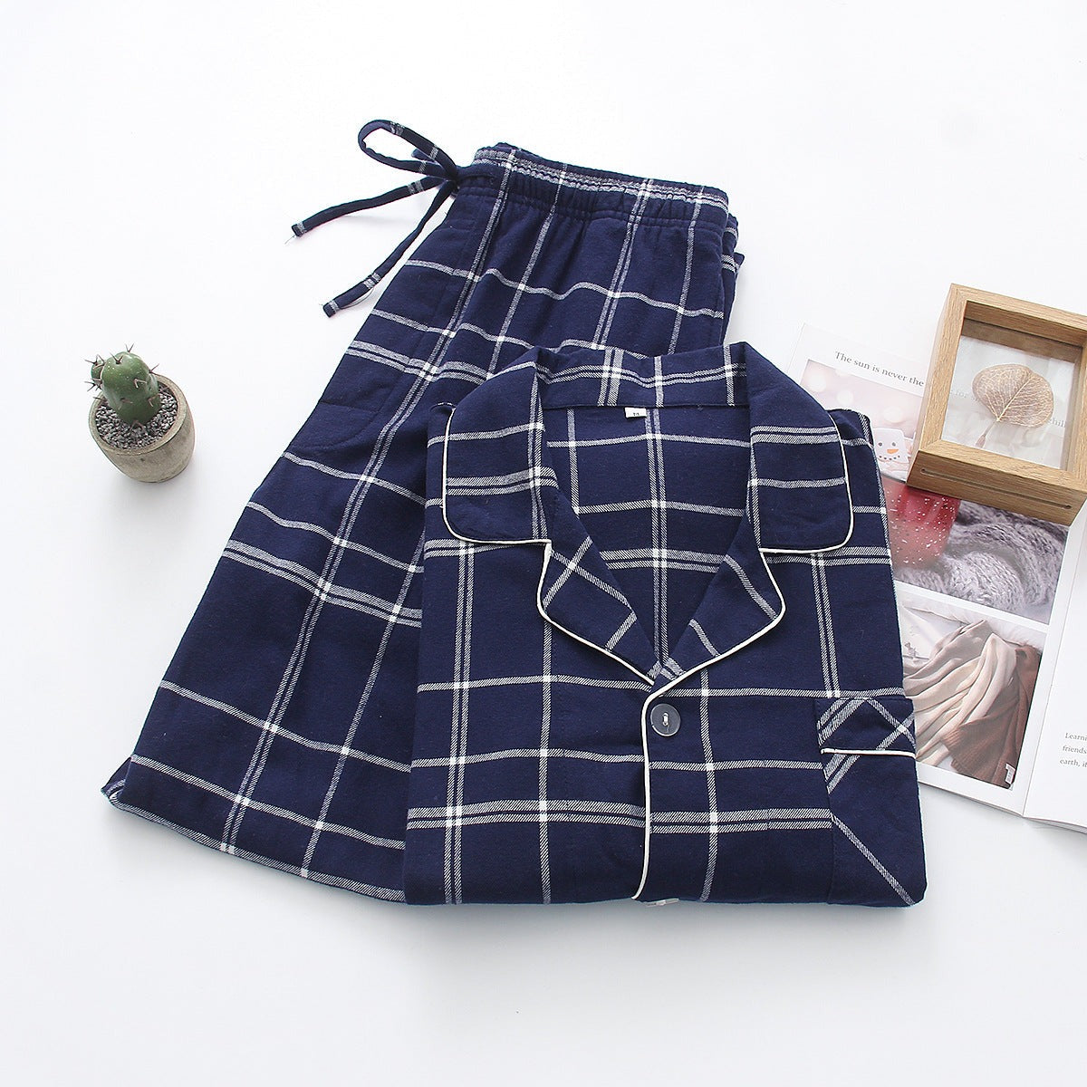 Cozy Cloud Comfort: Men's Flannel PJs For Blissful Lounging