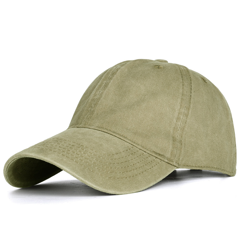 Washed Baseball Cap For Timeless Style