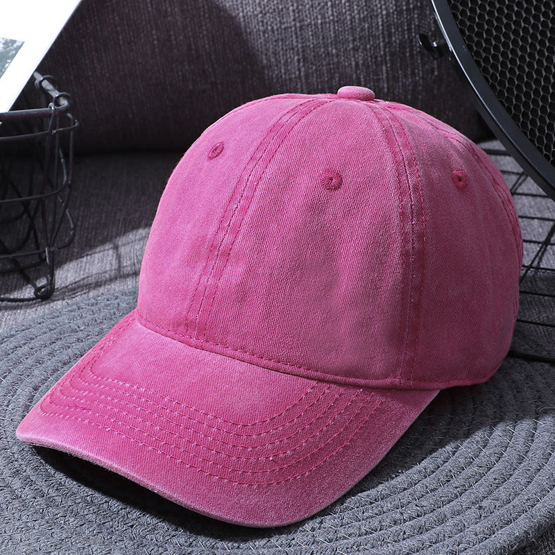 Washed Baseball Cap For Timeless Style