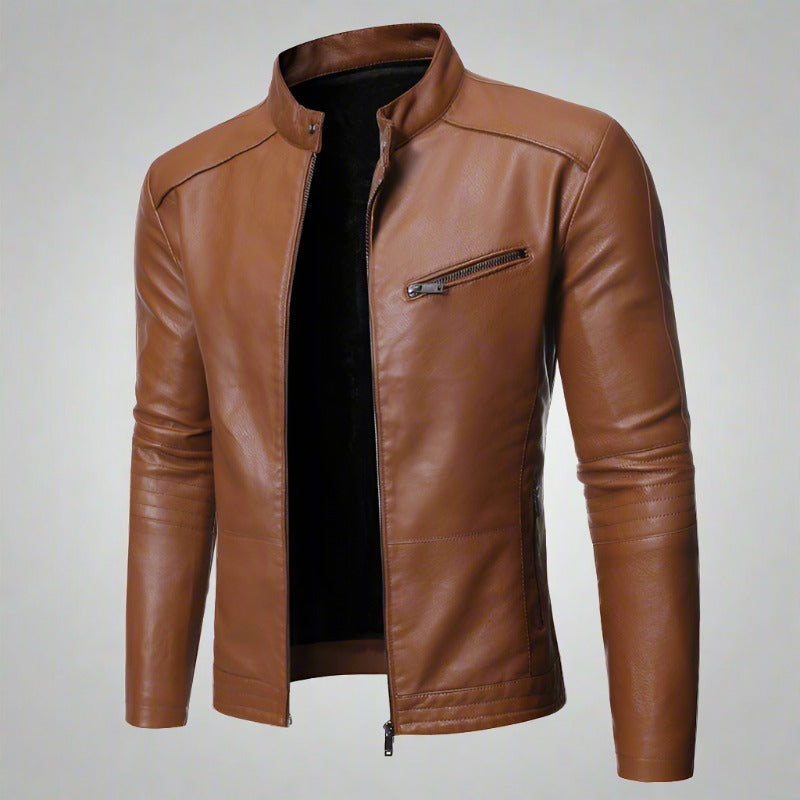 City Slicker: Own The Day In A Slim Fit Leather Jacket