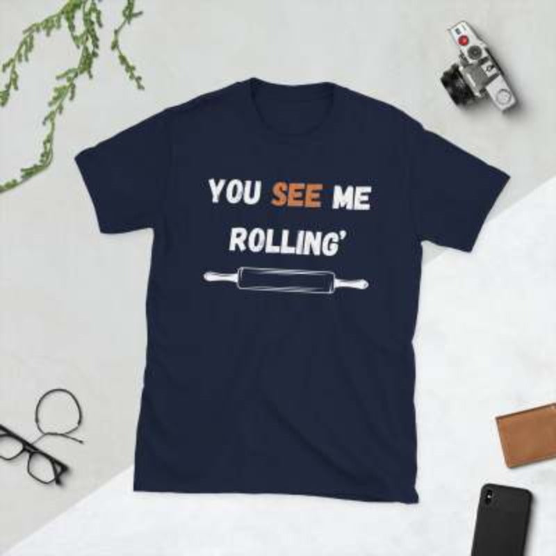 Rollin' in Style: Digital Print Statement Tee