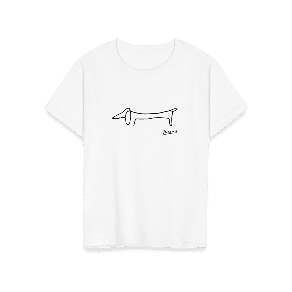 Honor Picasso's Playful Companion With This Artistic Dachshund T-Shirt