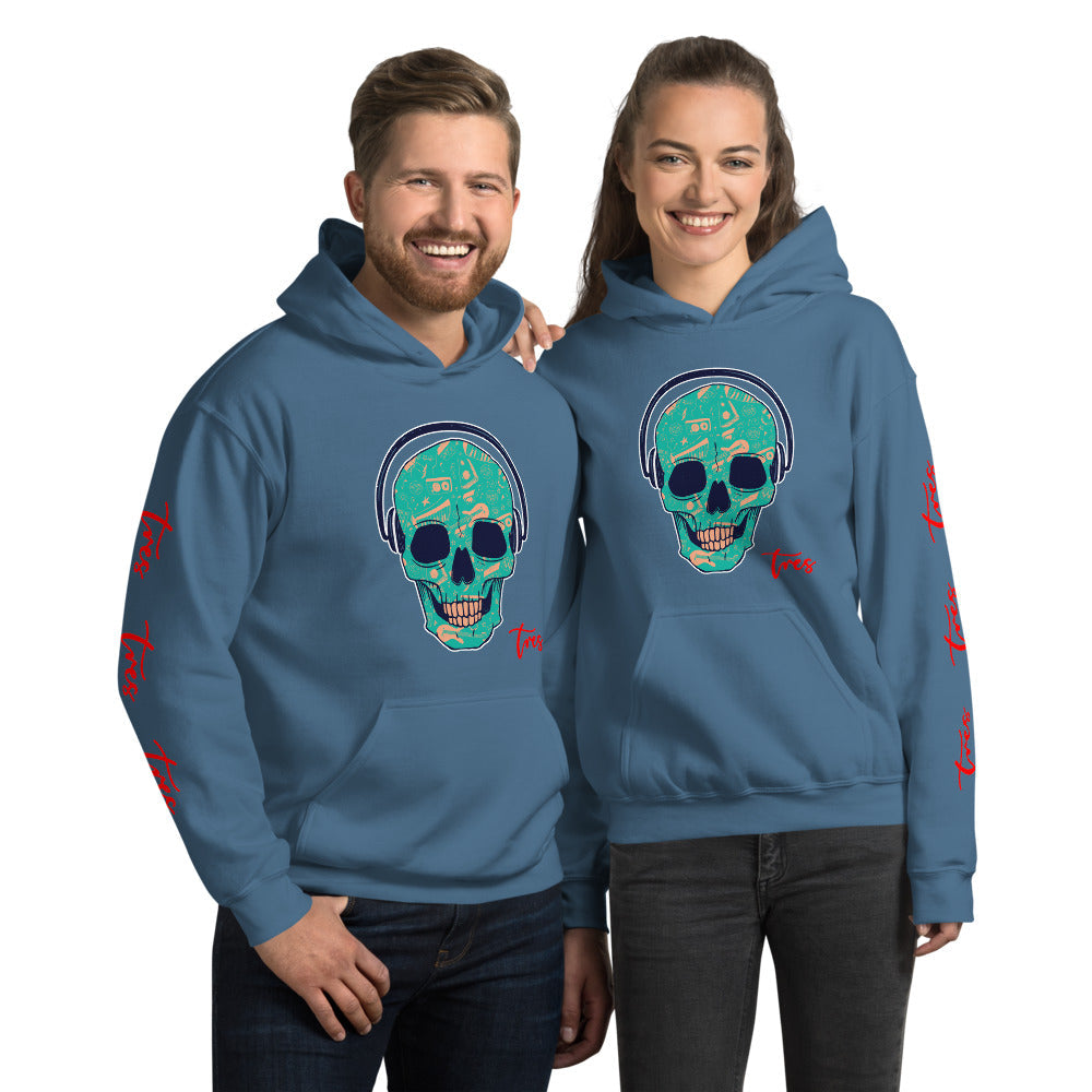 Unisex "DJ Skull" Hoodie: Your New Go-to For Cozy Evenings