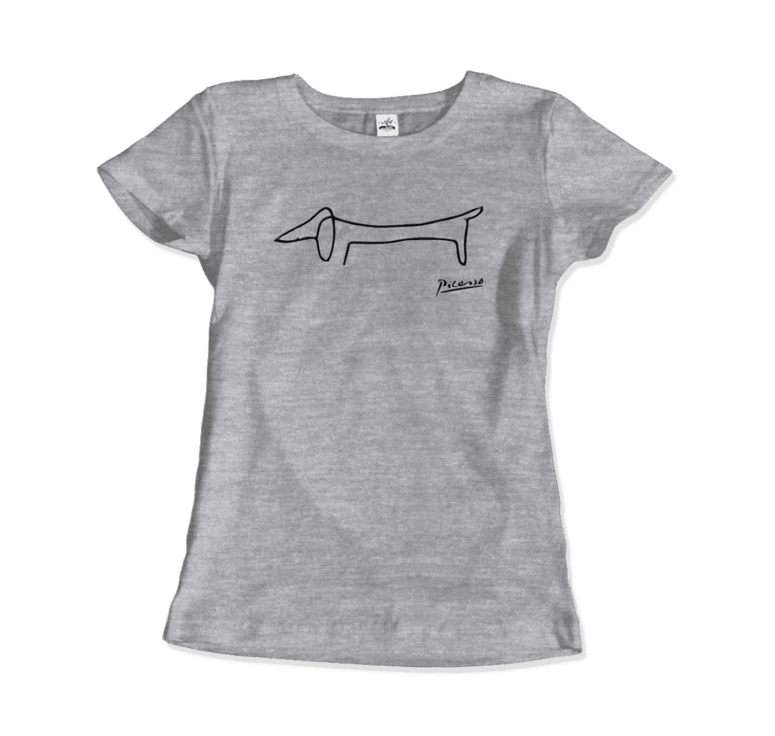 Honor Picasso's Playful Companion With This Artistic Dachshund T-Shirt