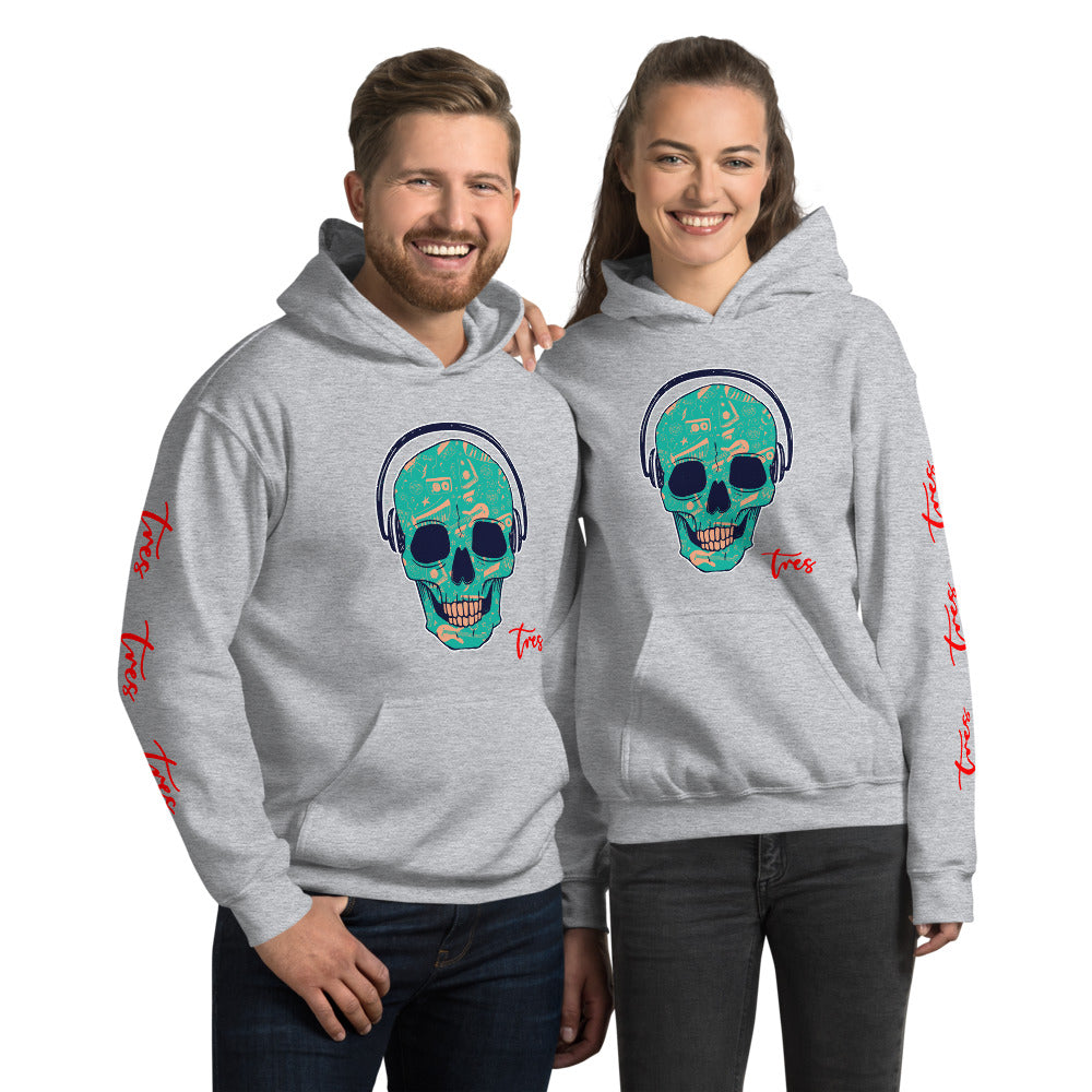 Unisex "DJ Skull" Hoodie: Your New Go-to For Cozy Evenings