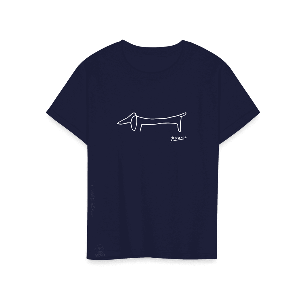 Honor Picasso's Playful Companion With This Artistic Dachshund T-Shirt