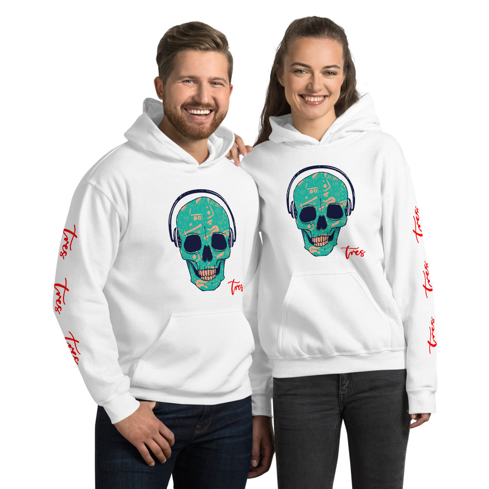 Unisex "DJ Skull" Hoodie: Your New Go-to For Cozy Evenings