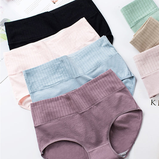 Soft & Breathable Cotton High Waist Briefs