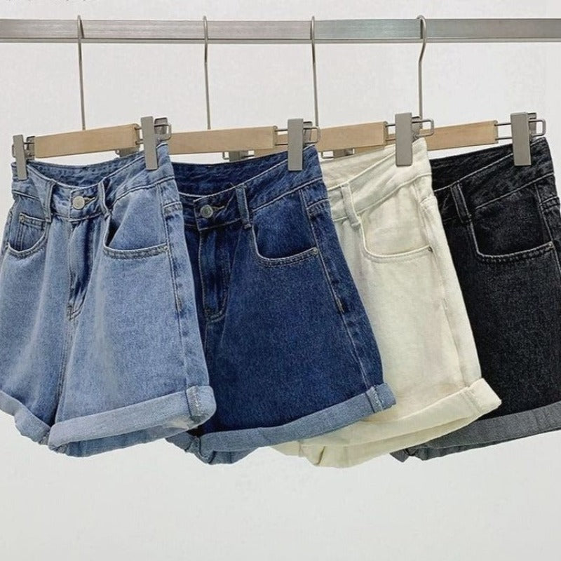 Vintage Vibes: High-Rise Denim Shorts For A Throwback Look