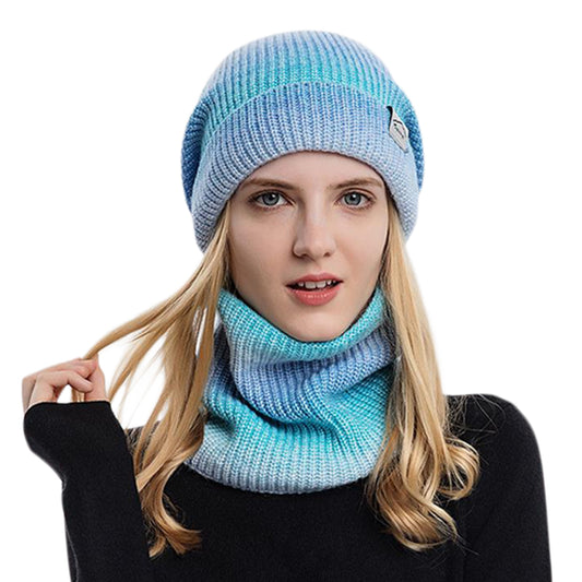 Winter Knitted Twin: Hat & Scarf Set