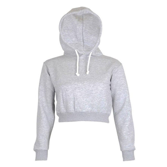 Voguish & Versatile Women's Cropped Hoodie